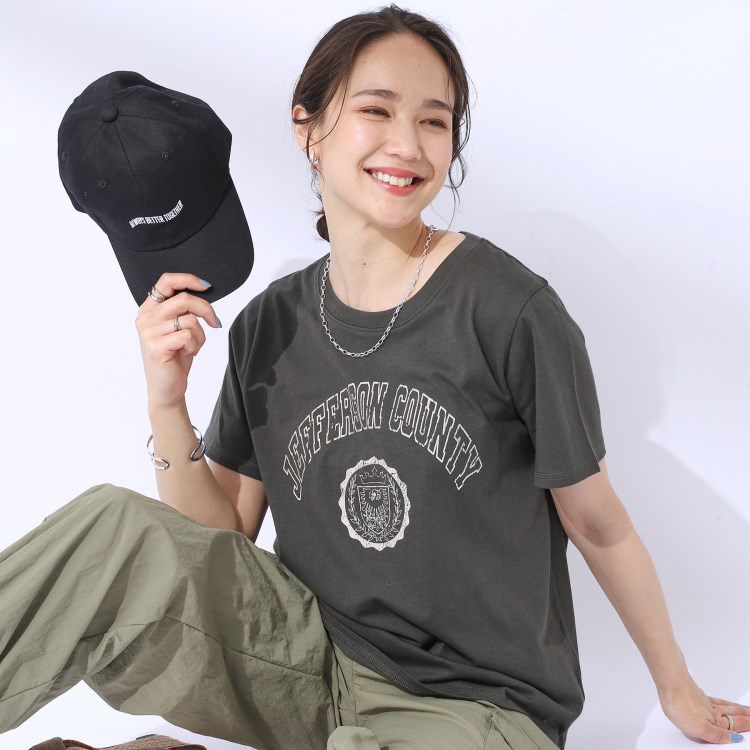 シューラルー(SHOO・LA・RUE/Cutie Blonde)の【接触冷感】ひんやりコンパクトプリントTシャツ Ｔシャツ