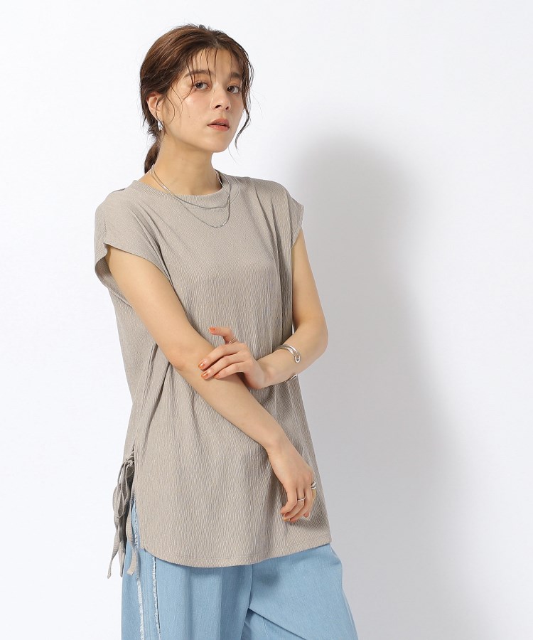 シューラルー(SHOO・LA・RUE/Cutie Blonde)の【セットアップ可】サイドリボン&スリット 大人のデザイントップス5