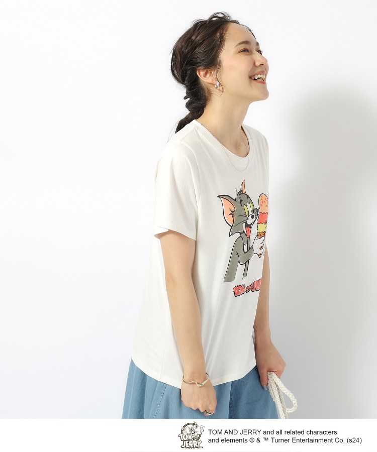 シューラルー(SHOO・LA・RUE/Cutie Blonde)の【TOM　and　JERRY】接触冷感Tシャツ2