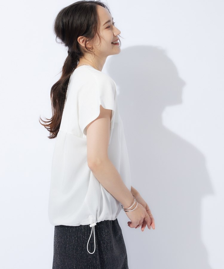シューラルー(SHOO・LA・RUE/Cutie Blonde)のインせずサマ見え 裾ドロスト切り替えトップス10
