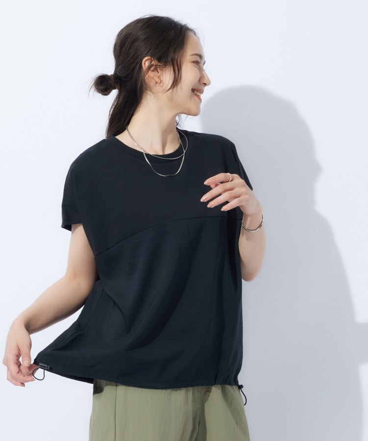 シューラルー(SHOO・LA・RUE/Cutie Blonde)のインせずサマ見え 裾ドロスト切り替えトップス5
