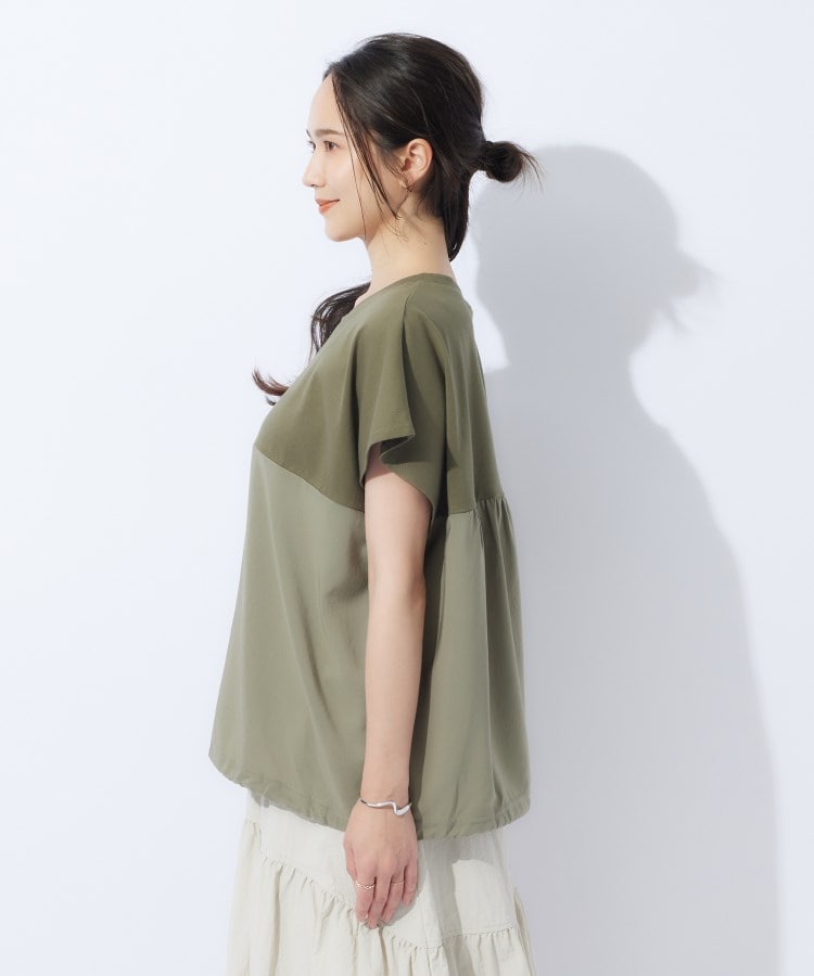 シューラルー(SHOO・LA・RUE/Cutie Blonde)のインせずサマ見え 裾ドロスト切り替えトップス14