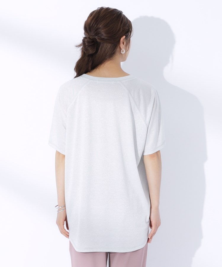 シューラルー(SHOO・LA・RUE/Cutie Blonde)の【セットアップ可】きらっとラメが華やか ステッチゆるトップス15