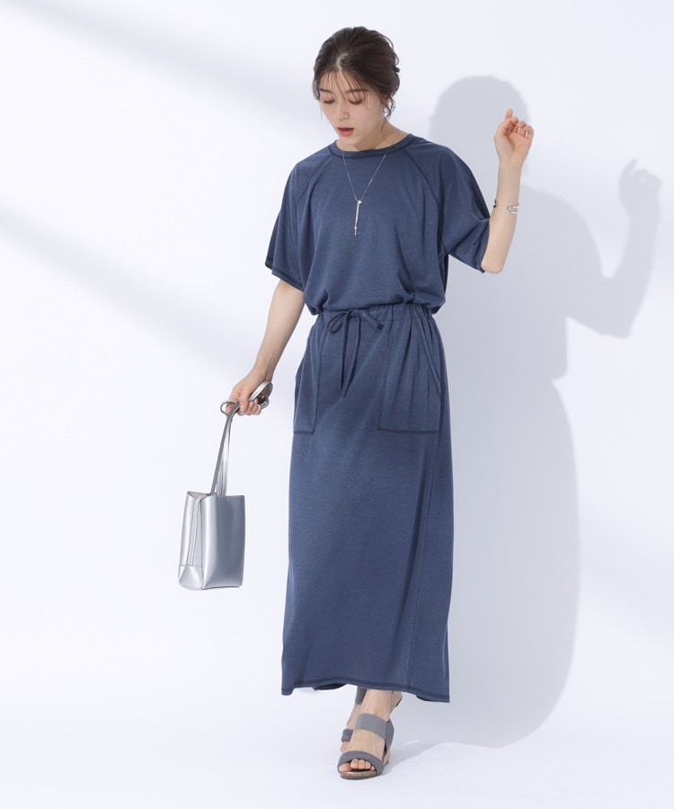 シューラルー(SHOO・LA・RUE/Cutie Blonde)の【セットアップ可】きらっとラメが華やか ナロースカート7
