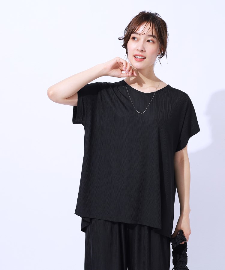 シューラルー(SHOO・LA・RUE/Cutie Blonde)の【セットアップ可】フレンチスリーブTシャツ1