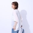 シューラルー(SHOO・LA・RUE/Cutie Blonde)の大人の透け感 ワッシャードルマンシャツ2