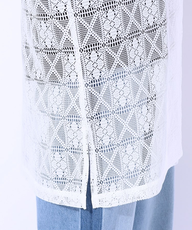 シューラルー(SHOO・LA・RUE/Cutie Blonde)の【前後2WAY】コーデのアクセントに ミドル丈レースジレ25