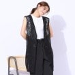 シューラルー(SHOO・LA・RUE/Cutie Blonde)の【前後2WAY】コーデのアクセントに ミドル丈レースジレ ブラック(019)