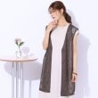 シューラルー(SHOO・LA・RUE/Cutie Blonde)の【前後2WAY】コーデのアクセントに ミドル丈レースジレ トープ(054)