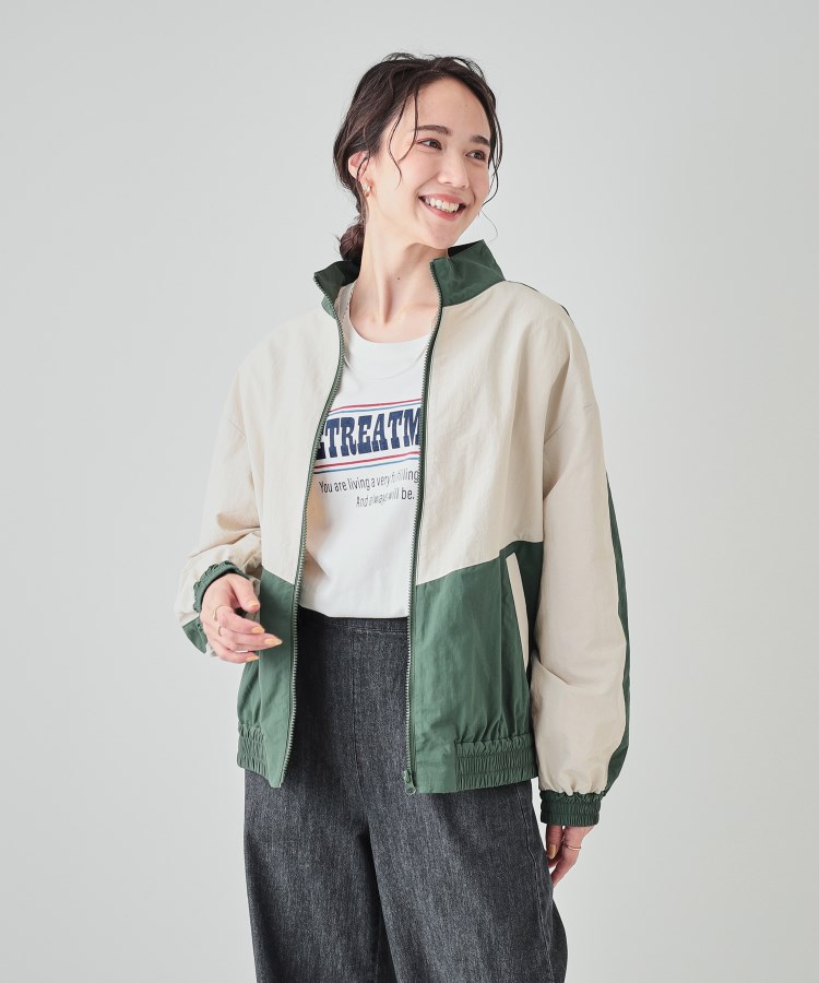 シューラルー(SHOO・LA・RUE/Cutie Blonde)の【洗える】大人レトロ 配色トラックジャケット9