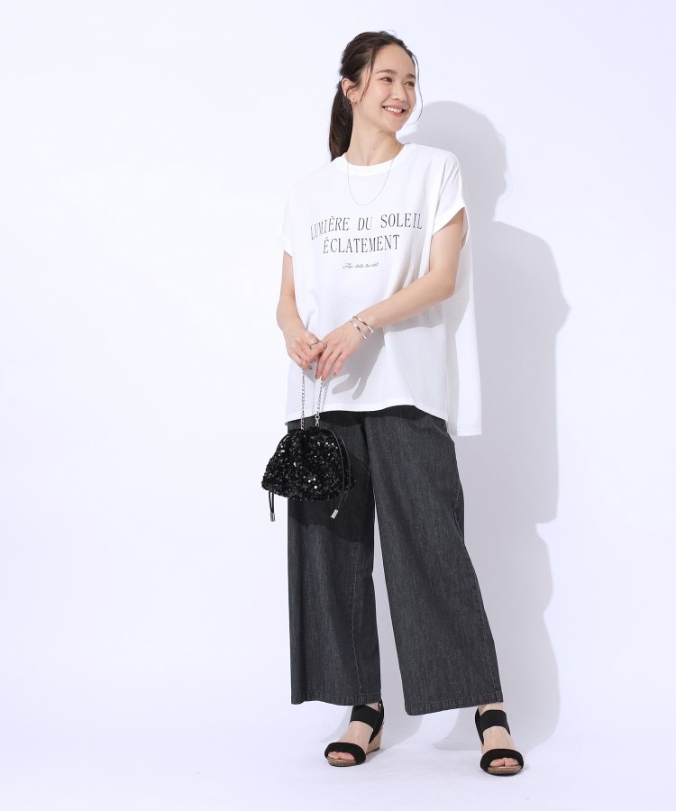 シューラルー(SHOO・LA・RUE/Cutie Blonde)の【洗える】ぽこぽこアソートロゴトップス3