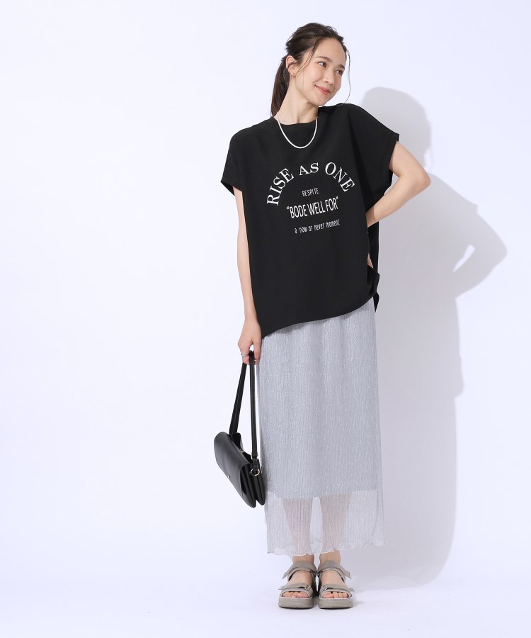 シューラルー(SHOO・LA・RUE/Cutie Blonde)の【洗える】ぽこぽこアソートロゴトップス11