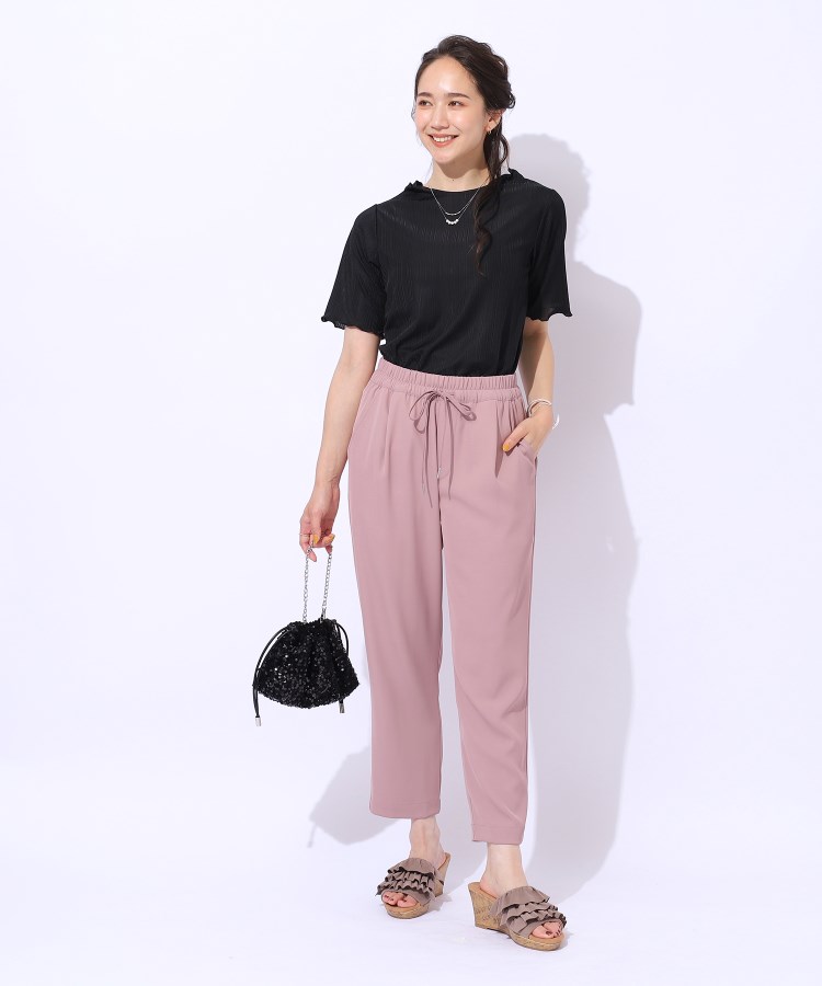 シューラルー(SHOO・LA・RUE/Cutie Blonde)の【洗える】スマートに女性らしさが光る　ランダムリブトップス7