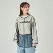 シューラルー(SHOO・LA・RUE/Cutie Blonde)の【前後2WAY】シアーチュール リボンVネックカーディガン17