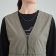 シューラルー(SHOO・LA・RUE/Cutie Blonde)のウエストが絞れる VネックナイロンZIPジャンスカ16