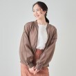 シューラルー(SHOO・LA・RUE/Cutie Blonde)の重ねチュールで差をつける シアーブルゾン ブラウン(043)