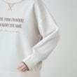 シューラルー(SHOO・LA・RUE/Cutie Blonde)の【S-LL】スウェット見えデザインでこなれる 配色ステッチロゴニット17