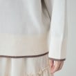 シューラルー(SHOO・LA・RUE/Cutie Blonde)の【S-LL】スウェット見えデザインでこなれる 配色ステッチロゴニット18