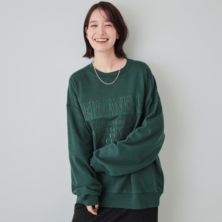 シューラルー(SHOO・LA・RUE/Cutie Blonde)のBIGシルエット 刺繍アソートスウェット スウェット・トレーナー