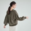 シューラルー(SHOO・LA・RUE/Cutie Blonde)の【S-LL/前後2WAY】大人のゆるさが魅力 ベロア風ラメモールニット16