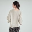 シューラルー(SHOO・LA・RUE/Cutie Blonde)の【S-LL/前後2WAY】大人のゆるさが魅力 ベロア風ラメモールニット2