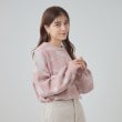 シューラルー(SHOO・LA・RUE/Cutie Blonde)の【S-LL】大人レトロな デイジー柄 モールニット5