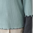シューラルー(SHOO・LA・RUE/Cutie Blonde)の【洗える/S-LL】周りと差がつくレイヤードコーデに 袖切り替え配色メローインナー19