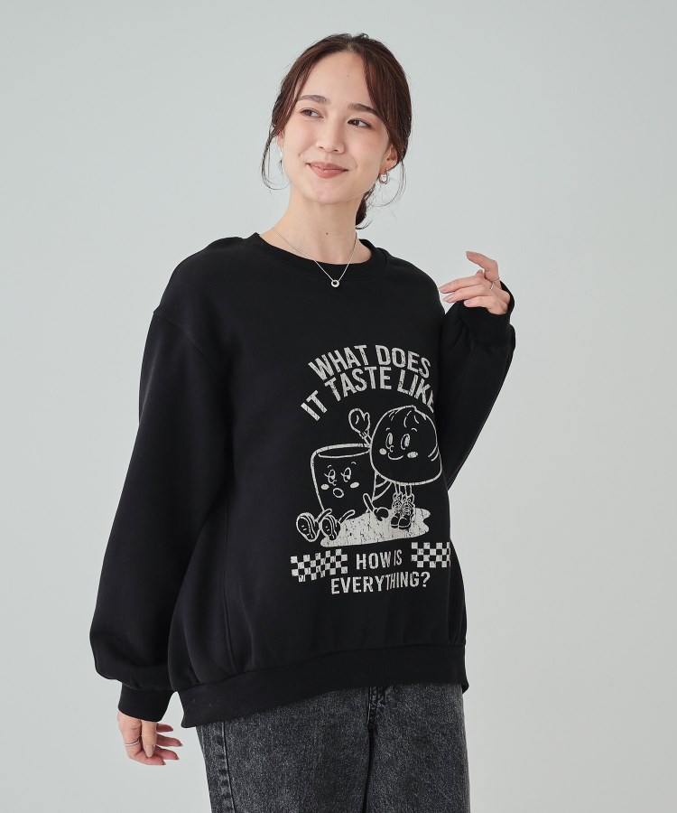 シューラルー(SHOO・LA・RUE/Cutie Blonde)の【S-LL／あったか裏起毛】グラフィックアソート スウェットプルオーバー【SHOO WARM】13