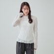 シューラルー(SHOO・LA・RUE/Cutie Blonde)の【S-LL/洗える】レイヤードコーデに ふわふわフェザー調ウェーブ柄インナー1
