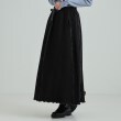 シューラルー(SHOO・LA・RUE/Cutie Blonde)の【セットアップ可/あったか裏起毛】配色メロウ ロングスカート2