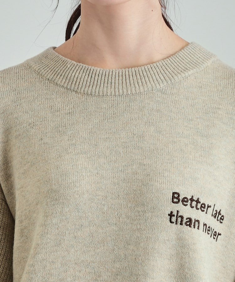 シューラルー(SHOO・LA・RUE/Cutie Blonde)のロゴ刺繍が目を惹く ニットチュニック20
