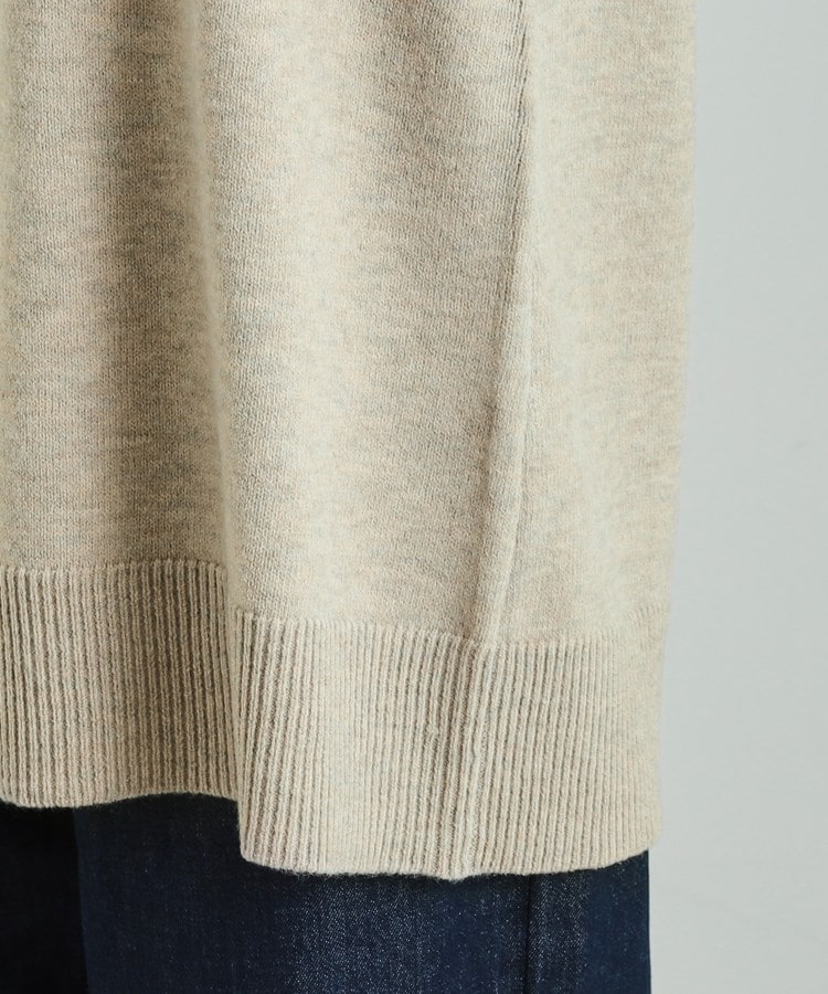 ロゴ刺繍が目を惹く ニットチュニック(チュニック) | SHOO・LA ロゴ刺繍が目を惹く ニットチュニック(チュニック) | SHOO・LA