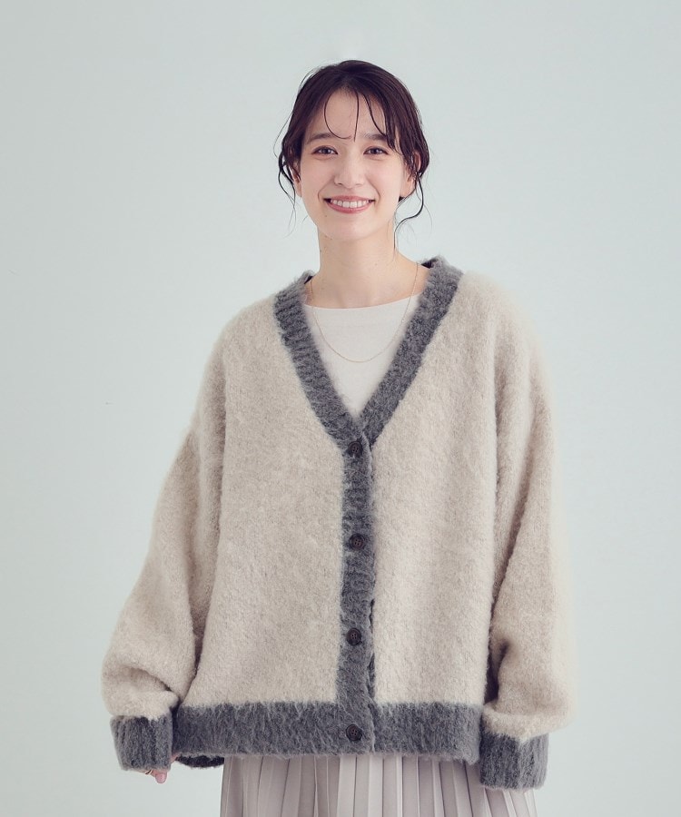 シューラルー(SHOO・LA・RUE/Cutie Blonde)の【洗える】ふわふわ起毛 オーバーサイズ カーディガン10