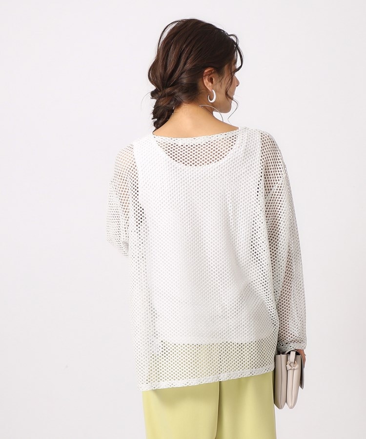 2点セット】ラメメッシュニット+タンクトップ(トップス+ 2点セット】ラメメッシュニット+タンクトップ(トップス+