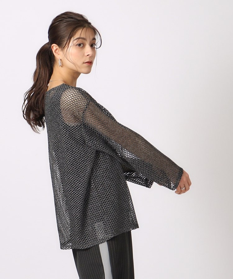 2点セット】ラメメッシュニット＋タンクトップ（トップス＋