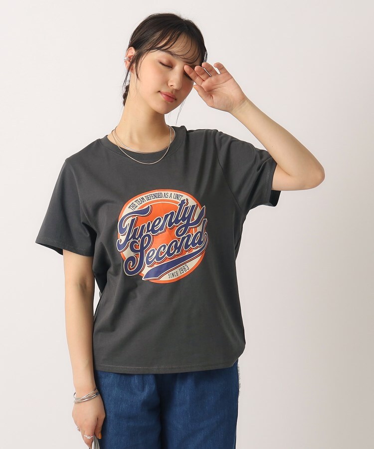 シューラルー(SHOO・LA・RUE/Cutie Blonde)の【洗える/プチプラ】プリントTシャツ1