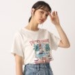 シューラルー(SHOO・LA・RUE/Cutie Blonde)の【洗える】コンパクト プリントTシャツ ホワイト(202)