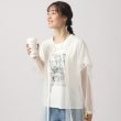 シューラルー(SHOO・LA・RUE/Cutie Blonde)の【洗える】コンパクト プリントTシャツ ホワイト(502)