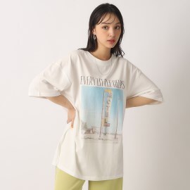 シューラルー(SHOO・LA・RUE/Cutie Blonde)の【体型カバー】アソートプリント BIG Tシャツ