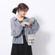 シューラルー(SHOO・LA・RUE/Cutie Blonde)のシャーリング柄シアーシャツブラウス16