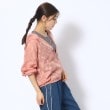 シューラルー(SHOO・LA・RUE/Cutie Blonde)の花柄シアーZIPパーカー10