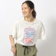 シューラルー(SHOO・LA・RUE/Cutie Blonde)の【綿100％】フリルスリーブ プリントTシャツ1