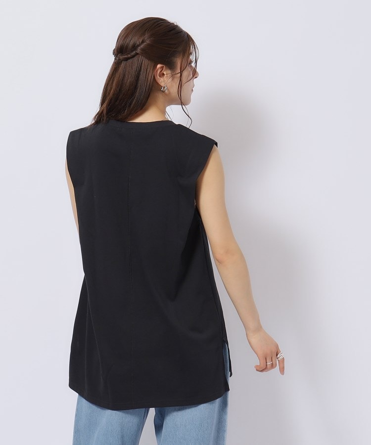 シューラルー(SHOO・LA・RUE/Cutie Blonde)の【洗える】タックノースリーブTシャツ6