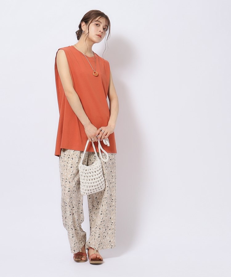 シューラルー(SHOO・LA・RUE/Cutie Blonde)の【洗える】タックノースリーブTシャツ11