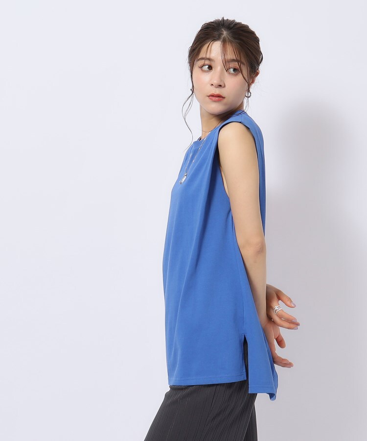 シューラルー(SHOO・LA・RUE/Cutie Blonde)の【洗える】タックノースリーブTシャツ13