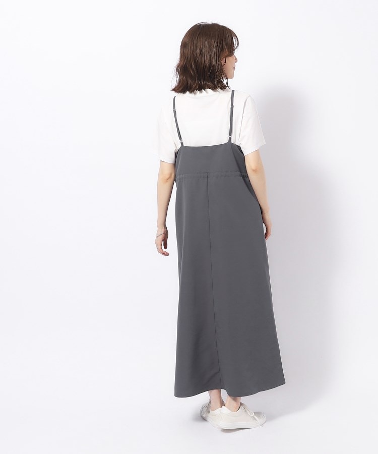 シューラルー(SHOO・LA・RUE/Cutie Blonde)のシルエットが変えられる フロントZIP ドロストキャミワンピース17