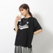 シューラルー(SHOO・LA・RUE/Cutie Blonde)のメッシュ切り替えゆるTシャツ10