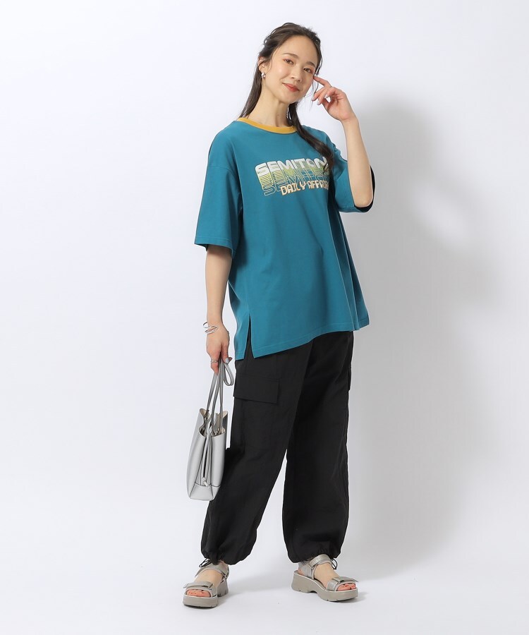 襟配色 プリントアソート BIG Tシャツ（Tシャツ） | SHOO・LA