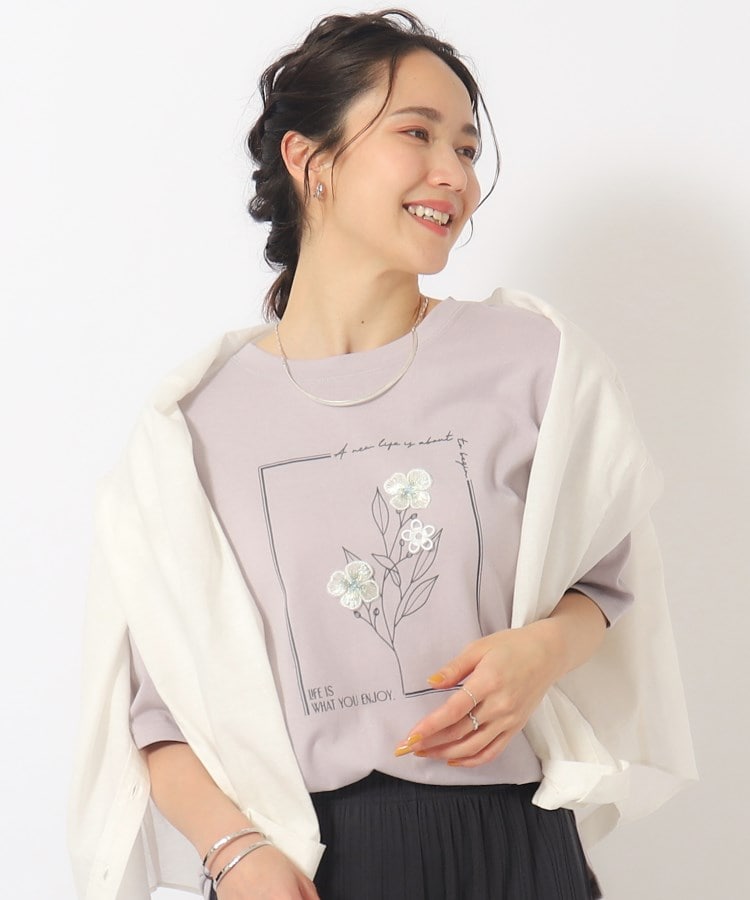 ガウディ GAUDI GAUDI COUTURE ROSE Tシャツ （BLACK） -waja