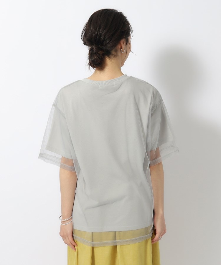 シューラルー(SHOO・LA・RUE/Cutie Blonde)の【洗える】一枚で旬コーデがつくれる チュールドッキングTシャツ15